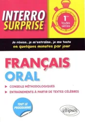 Français oral 1res toutes séries, conseils méthodologiques, entraînements à partir de textes célèbres