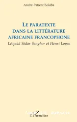 Le paratexte dans la littérature africaine francophone