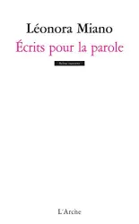 Ecrits pour la parole