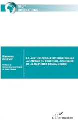 La Justice pénale internationale au prisme du parcours judiciaire de Jean-Pierre Bemba Gombo