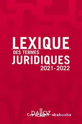 Lexique des termes juridiques