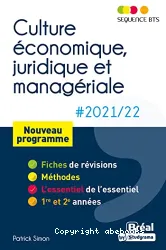 Culture économique, juridique et managériale 2021-2022