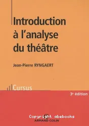 Introduction à l'analyse du théâtre