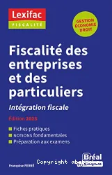 Fiscalité des entreprises et des particuliers