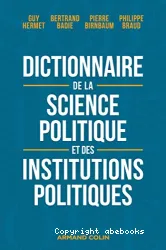 Dictionnaire de la science politique et des institutions politiques