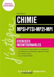 Chimie MPSI, PTSI, MP2I, MPI