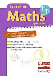 Livret de Maths Spécialité, 1re/Tle