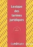 Lexique des termes juridiques