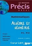 Mathématiques, algèbre et géométrie