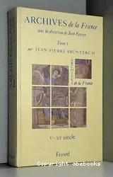 Archives de la France. tome 1