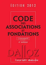 Code des associations et fondations 2012