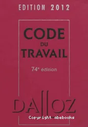 Code du travail 2012