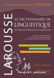 Dictionnaire linguistique et des sciences du langage (Le)