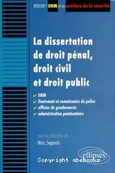 Dissertation de droit pénal, droit civil et droit public (La)
