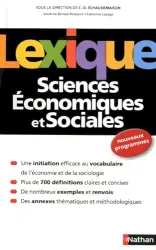 Lexique, sciences économiques et sociales