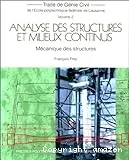 Analyse des structures et milieux continus