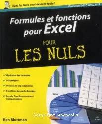 Formules et fonctions pour Excel pour les nuls
