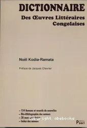 Dictionnaire des oeuvres littéraires congolaises