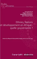 Ethiques, Nations et développement en Afrique: