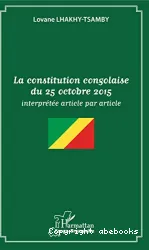 La Constitution congolaise du 25 octobre 2015