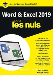 Word et Excel 2019