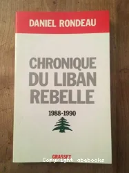Chronique du Liban rebelle, 1988-1990
