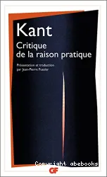 Critique de la raison pratique [Texte imprimé] / Kant ;