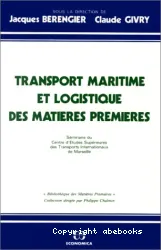 Transport maritime et logistique des matières premières
