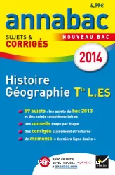 Annales Annabac 2014 Histoire-Géographie Tle L, ES