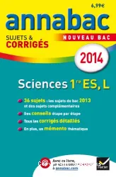 Annales Annabac 2014 Sciences 1re ES, L