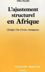 L'Ajustement structurel en Afrique